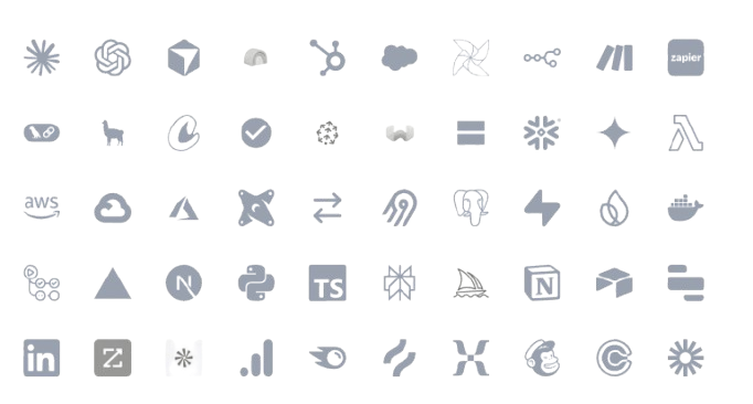 Tech stack icons